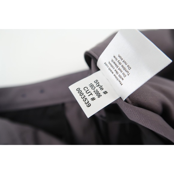 Mizzen Main Men's 38x34 Upton Chino Pants Gray Solid Straight - Picture 5 of 11